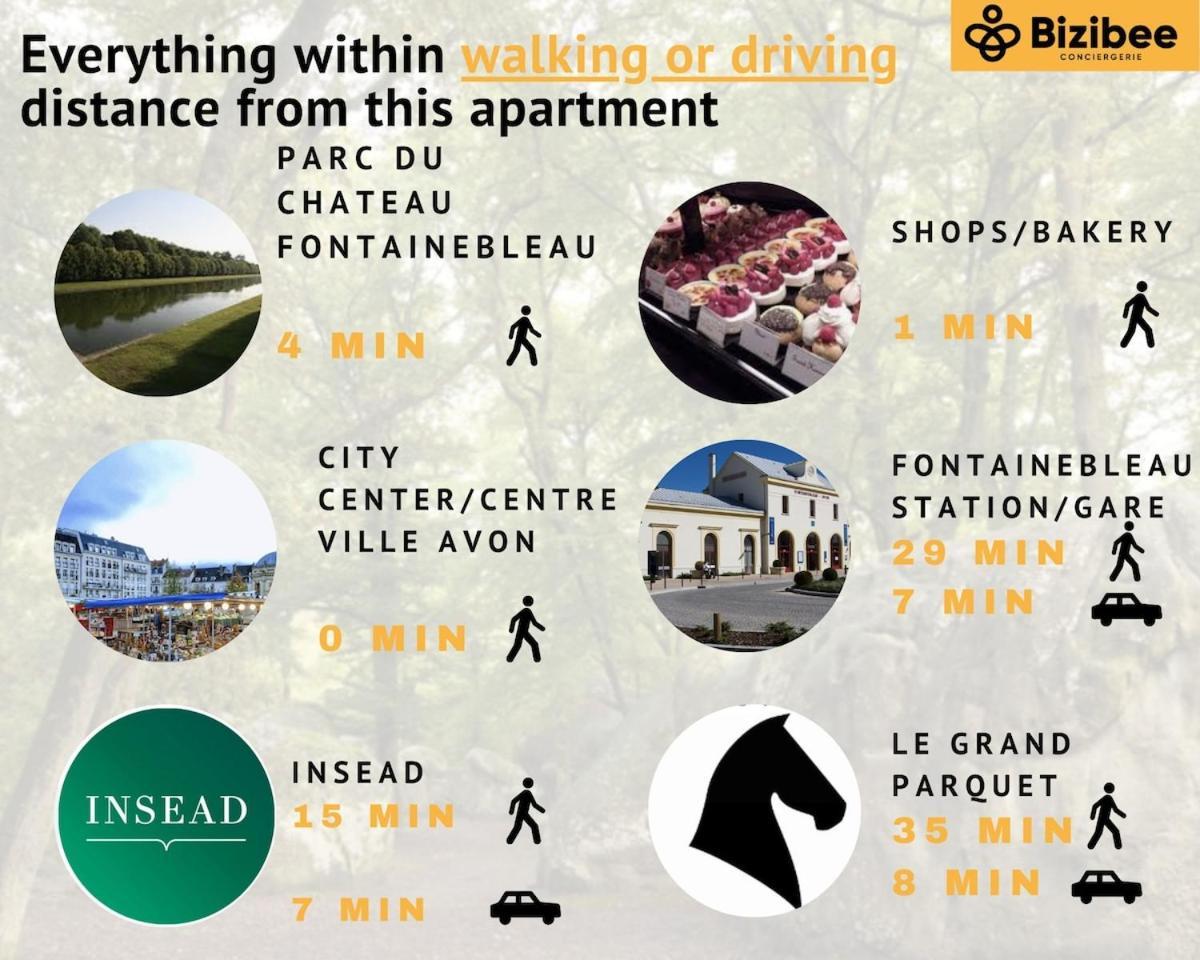 Cocon Napoleon Calme Apartment Фонтенбло Екстериор снимка